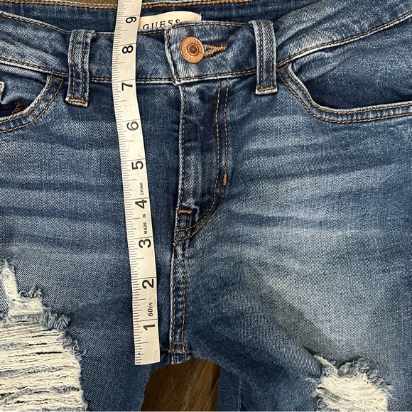 Guess Distressed Jean Shorts - Picture 7 of 10